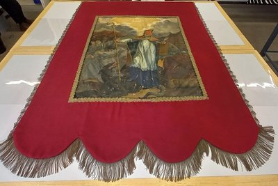vue générale damas rouge @Atelier_Pinton