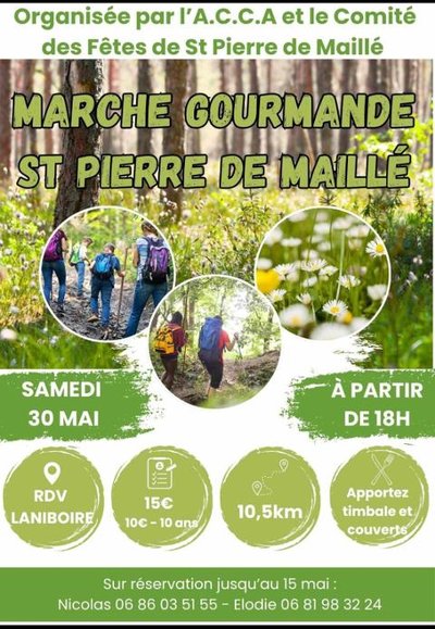 AFFICHE MARCHE GOURMANDE